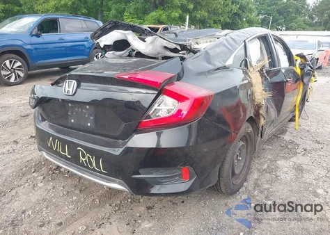 2019 Honda Civic Lx z USA, uszkodzony, nr VIN 19XFC2F6XKE031890